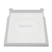 Полка верхняя (стеклянная с обрамлением) для холодильников Whirlpool 481245088378